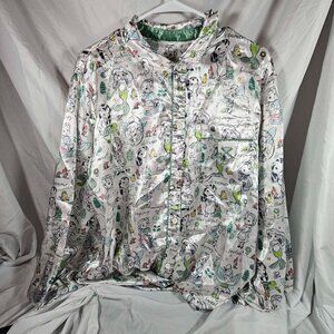 Disney Animators Collection Women's Tinker Bell Casual Nightshirts Size: XL